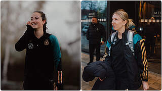 Däbritz (L) has left the Germany camp, Senß replaces her © 