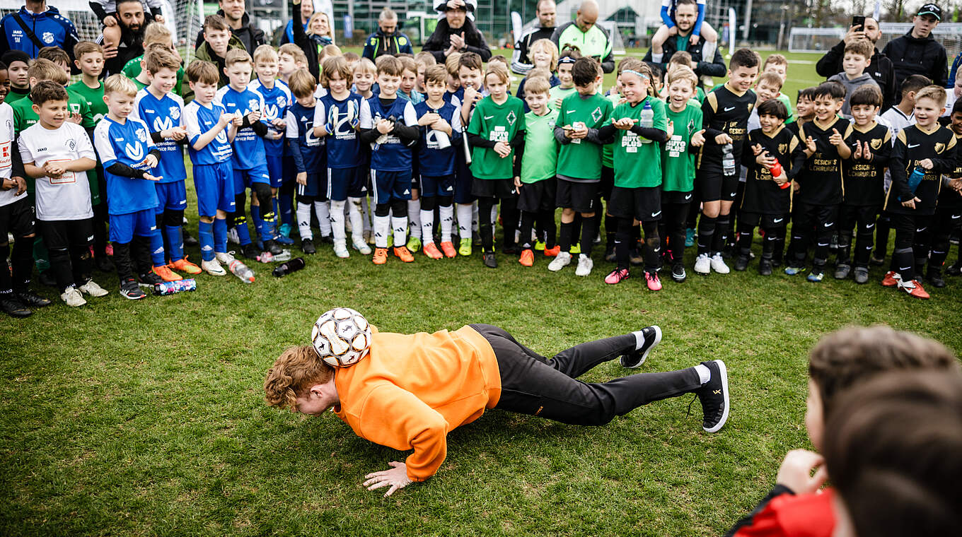 Am VfL-Campus: die bundesweite Kinderfußball-Tour von DFB und Volkswagen © Getty Images
