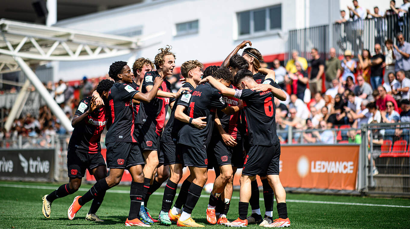 Zieht ins Endspiel der B-Junioren-Meisterschaft: Bayer Leverkusen © Imago Images