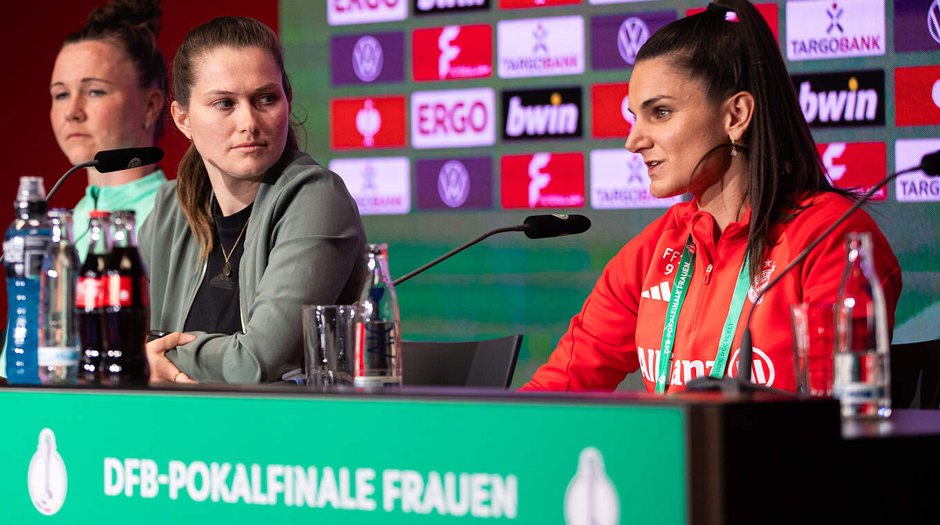Damnjanović: "Ich freue mich, dass wir die Chance haben, gegen Wolfsburg zu spielen" © Yuliia Perekopaiko/DFB