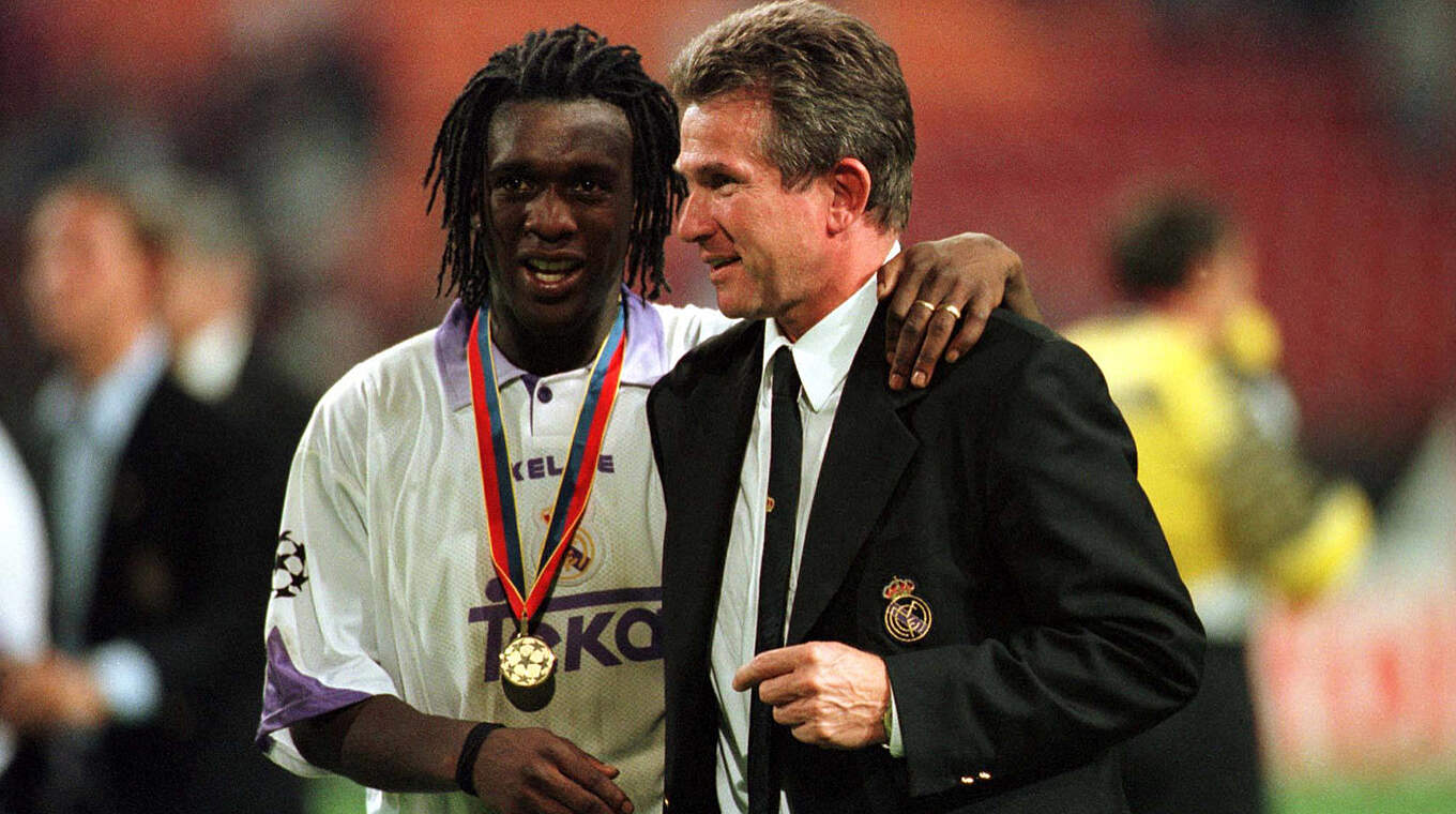 1998 gewann „Don Jupp“ mit Real Madrid und Clarence Seedorf die Champions League © imago/Uwe Kraft