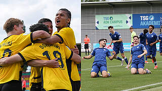 Spielen um die A-Junioren-Meisterschaft: Borussia Dortmund und TSG Hoffenheim © Imago Images