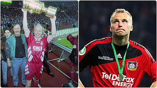 Pokalsieger und Final-Unterlegener: Miro (l.) und Michal Kadlec anno 1994 und 2009 © imago/Collage DFB