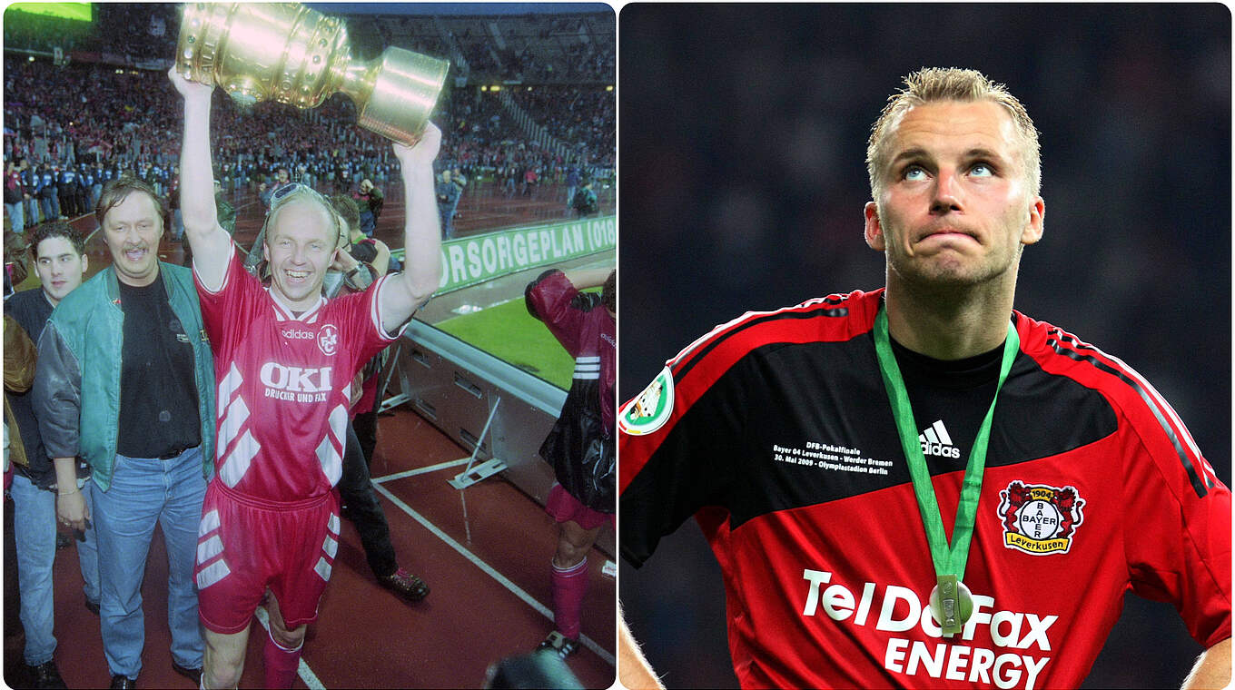 Pokalsieger und Final-Unterlegener: Miro (l.) und Michal Kadlec anno 1994 und 2009 © imago/Collage DFB