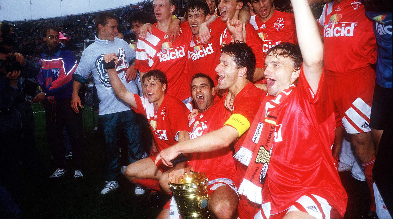 Holt gegen die Hertha-Amateure 1993 den ersten nationalen Titel: Bayer Leverkusen © imago images/Sven Simon