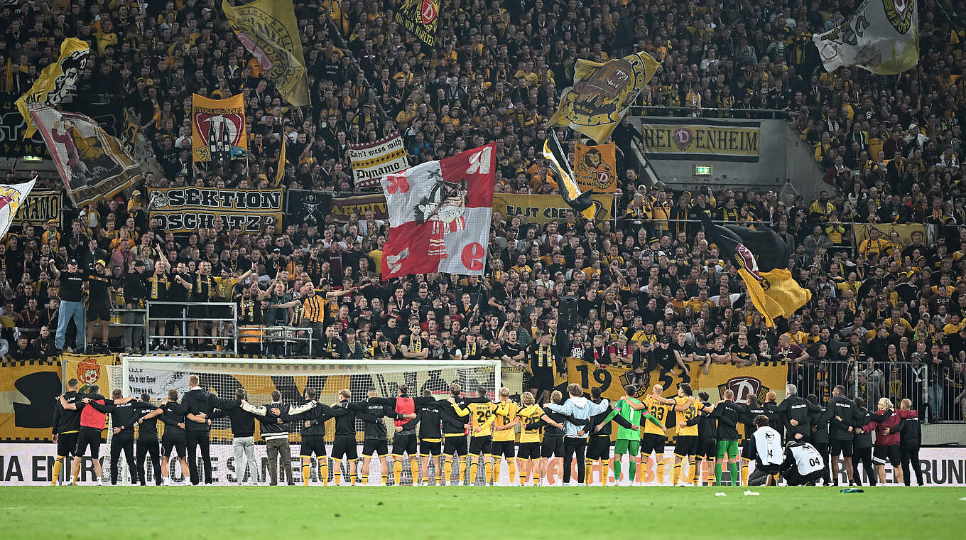 Erneut Zuschauerkrösus: Dynamo Dresden auch 2023/2024 mit den meisten Fans © Getty Images