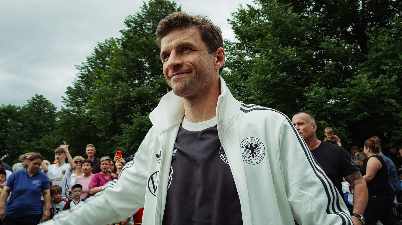 Müller: "Ich habe nicht den Auftrag, jemanden zu unterhalten" © DFB / Philipp Reinhard