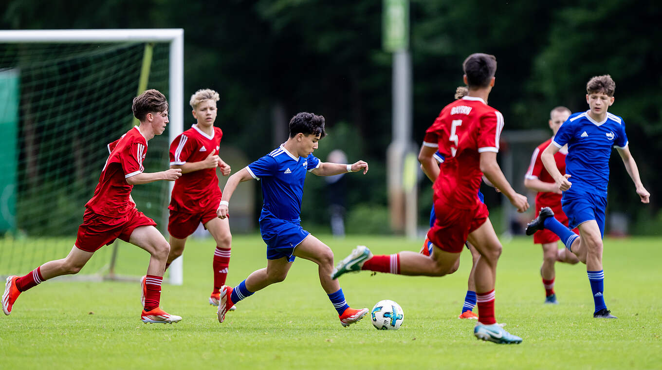 Vier Tage voller Fußball: 300 Akteure durften sich in der Sportschule Wedau präsentieren © 2024 Getty Images