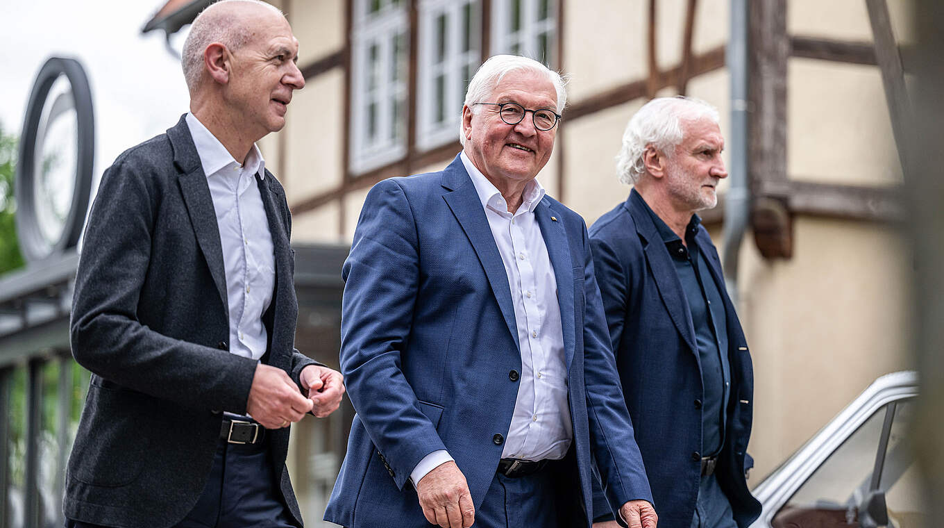 Hoher Besuch: Bundespräsident Frank-Walter Steinmeier zu Gast in Blankenhain © GES/Markus Gilliar