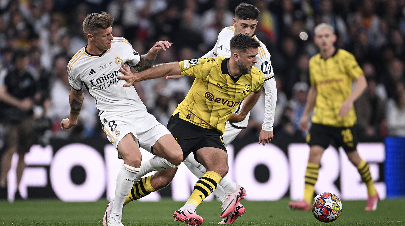 Bittere Niederlage im Londoner Wembley-Stadion: Niclas Füllkrug (r.) und der BVB © Imago