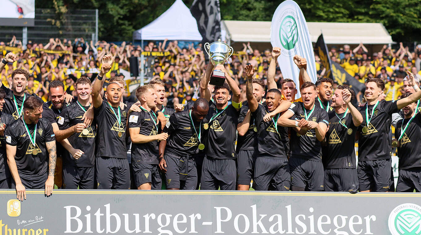 Erstmals seit 2019/2020 wieder dabei: Drittliga-Aufsteiger Alemannia Aachen © IMAGO/Fotostand