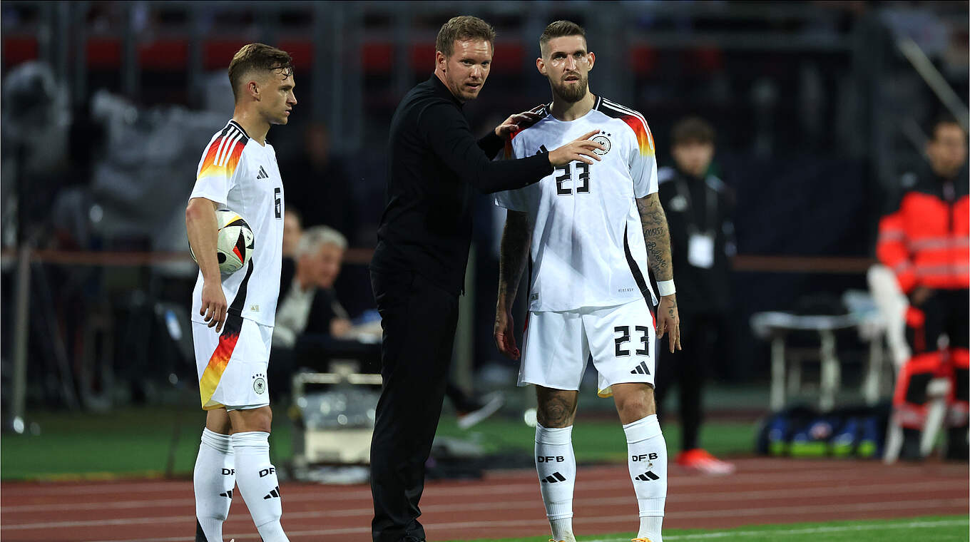 Julian Nagelsmann (M.): "Bei Flanken müssen wir noch aggressiver werden" © 2024 Getty Images