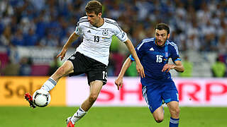 Beim letzten Aufeinandertreffen 2012 und auch diesmal dabei: Thomas Müller (l.) © 2012 Getty Images