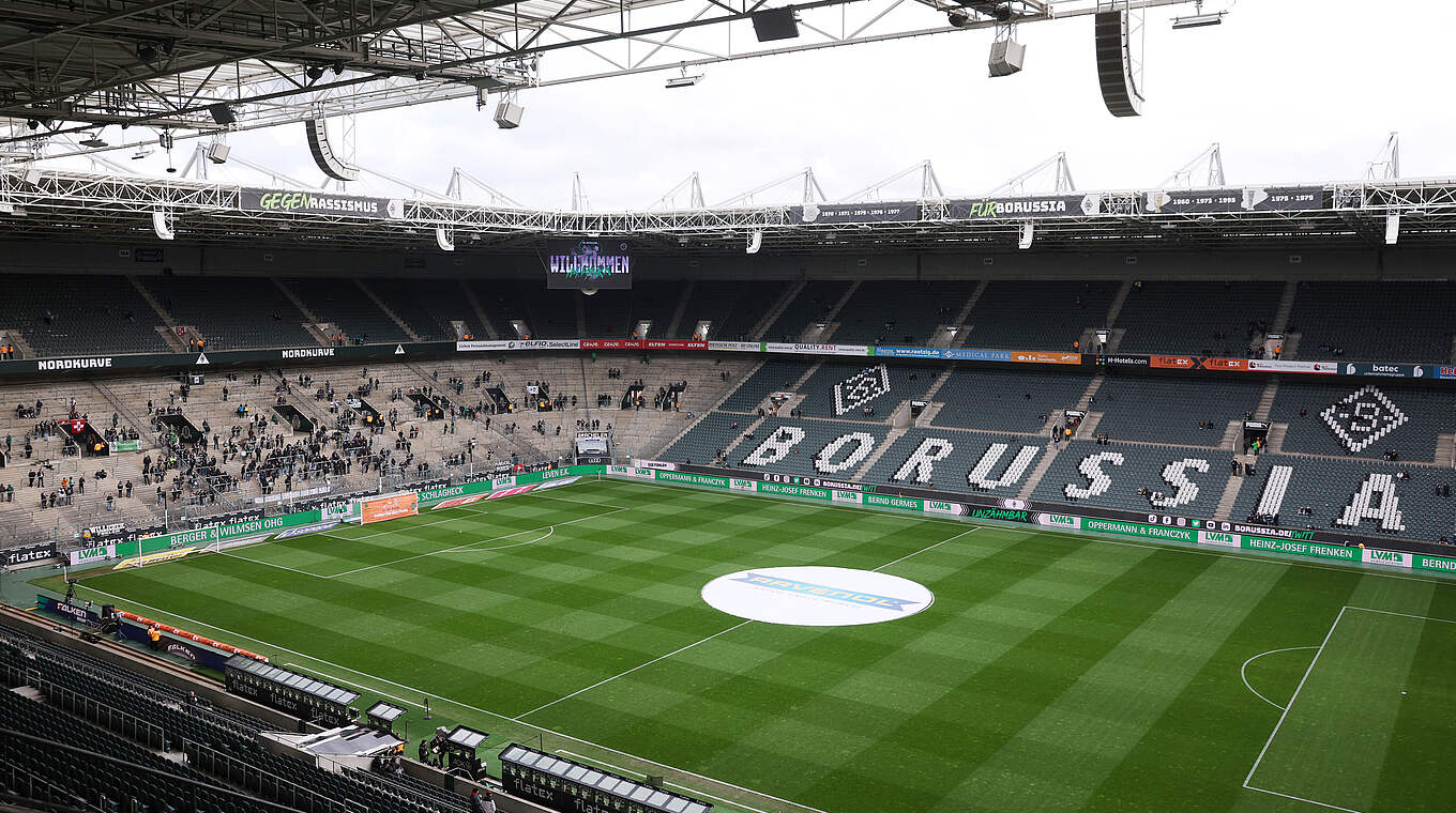 Zum neunten Mal Gastgeber der Nationalmannschaft: Spielort Mönchengladbach © 2024 Getty Images
