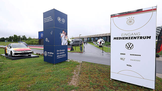 Willkommen in Herzogenaurach: das Teamquartier der Nationalmannschaft © Getty Images