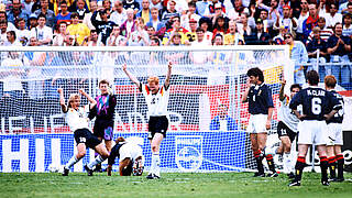 Sieg in der EM-Gruppenphase 1992: Deutschland schlägt Schottland 2:0 © imago