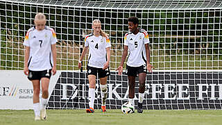 Unterliegen den USA mit 0:4: die U 15-Juniorinnen © Christof Koepsel/Getty Images for DFB
