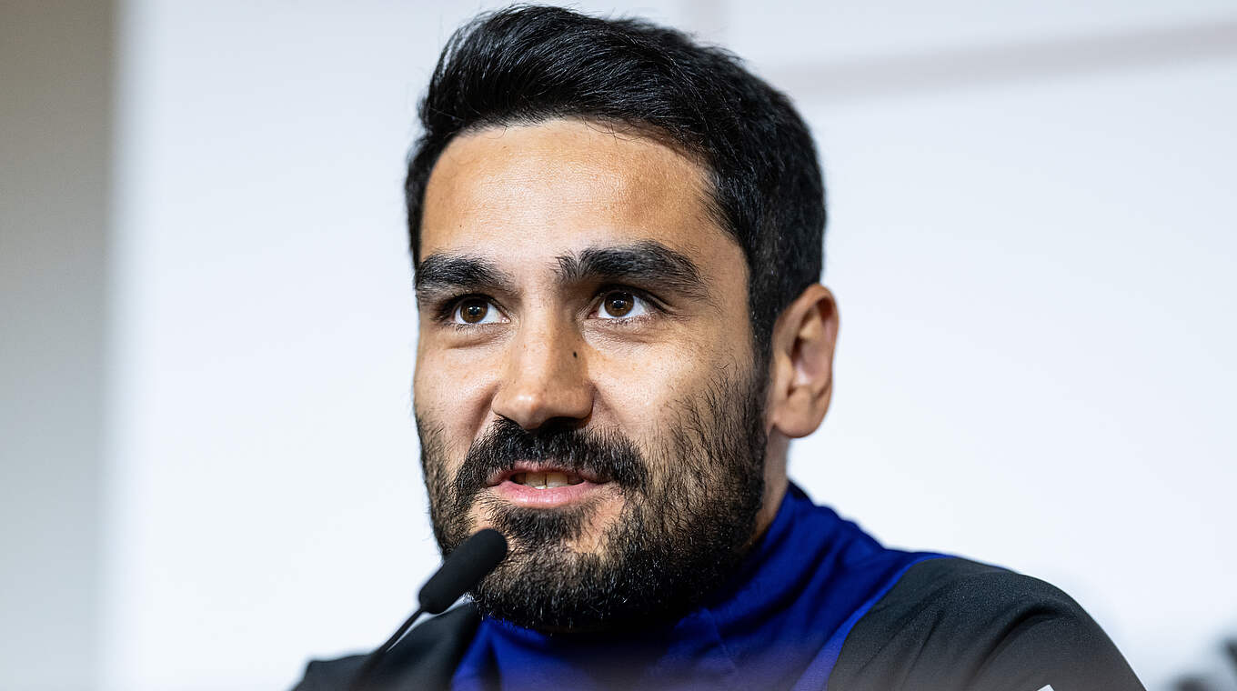 Gündogan: "I’m expecting a really tricky game." © GES-Sportfoto/ DFB