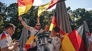Vorfreude aufs zweite EM-Spiel: Fans werden das Team in Stuttgart lautstark unterstützen © Fan Club Nationalmannschaft