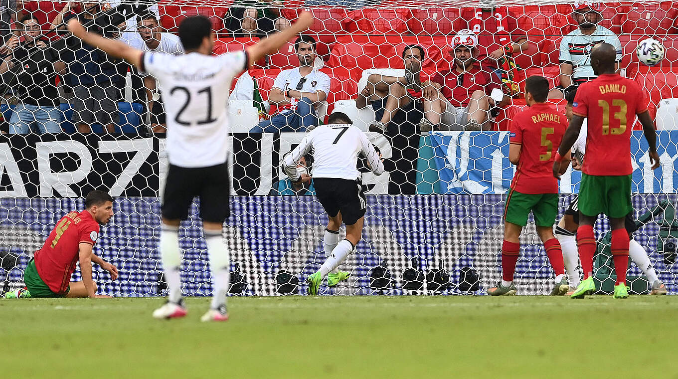 Letzter EM-Sieg an einem 19. Juni: Das DFB-Team schlägt Portugal 2021 mit 4:2 © Getty Images