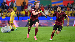 Bejubelt seinen Treffer zum 2:0: Belgiens Kapitän Kevin De Bruyne © Getty Images