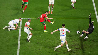 Last-Minute-Tor: Francisco Conceicao schießt Portugal zum Sieg © Getty Images