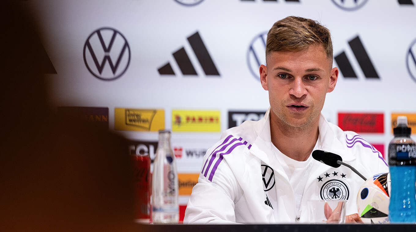 Kimmich: "We want to write our own story." © GES Sportfoto