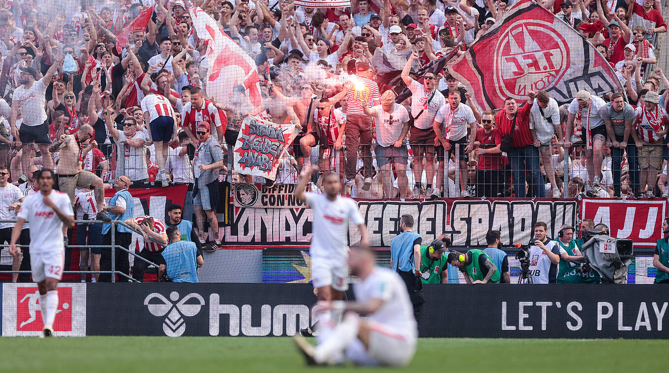 Mehrere Vergehen der Anhänger: Geldstrafe für den 1. FC Köln © 2024 Getty Images