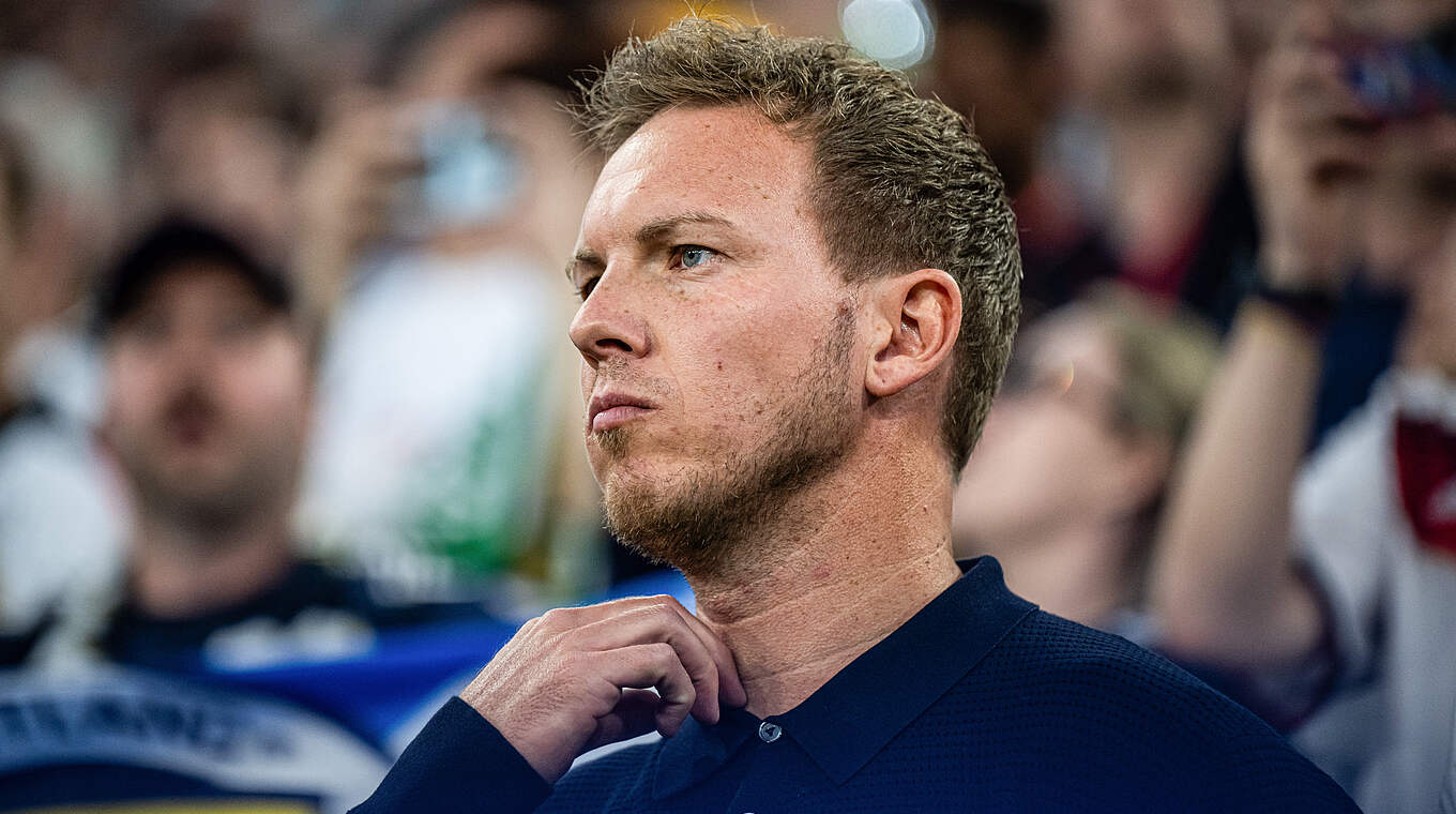 Nagelsmann: "We can feel the support of the fans" © GES