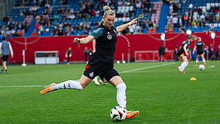 Fällt für das EM-Qualifikationsspiel in Island aus: Kapitänin Alexandra Popp © Yuliia Perekopaiko/DFB
