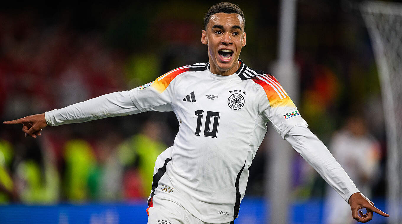 Jamal Musiala scored three goals before Germany's quarter-final exit © GES