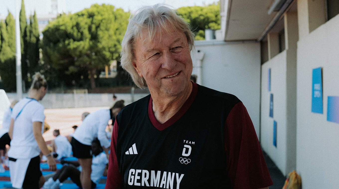 Ein erfahrener Olympionike: Bundestrainer Horst Hrubesch © Sofieke van Bilsen/DFB