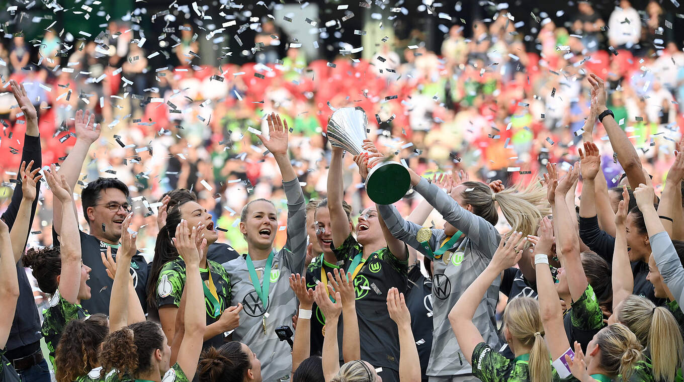 Pokalsiegerinnen 2024: VfL Wolfsburg © IMAGO