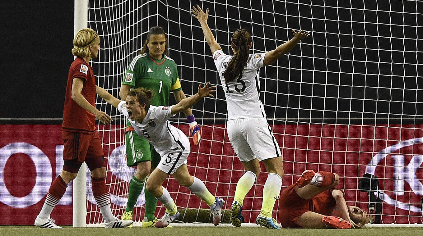 Letztes Aufeinandertreffen bei der WM 2015: Wieder setzt sich die USA durch © Getty Images