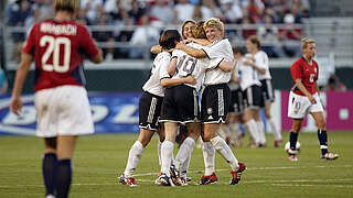 Einziger Turniersieg gegen die USA, aber was für einer: WM-Halbfinale 2003 © Getty Images