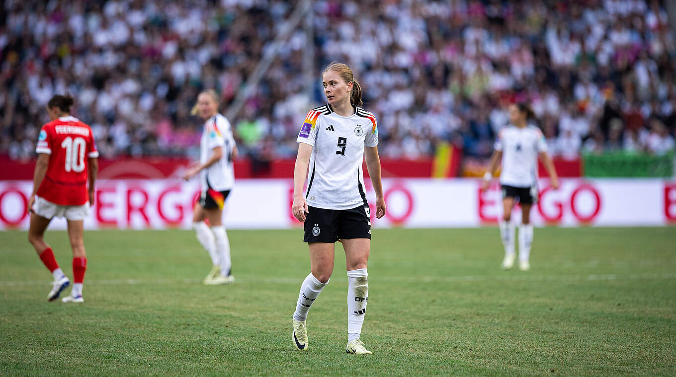 Sjoeke Nüsken: "Wir bereiten uns auf eine spielerisch starke Mannschaft vor" © Yuliia Perekopaiko/ DFB