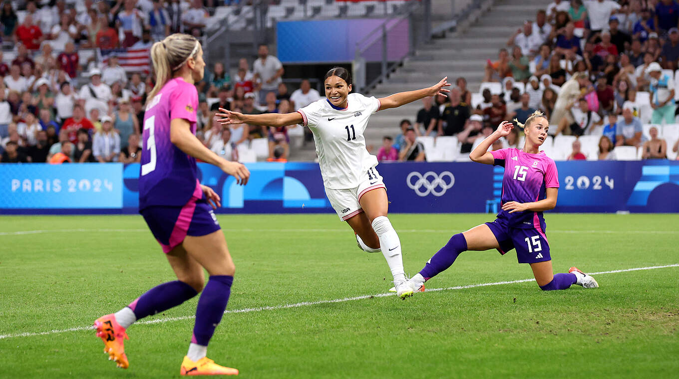 Sophia Smith scored twice for the USA © Getty Images