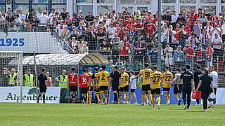 Spielunterbrechung in Unterhaching: DFB-Sportgericht verhandelt den Einspruch © Imago