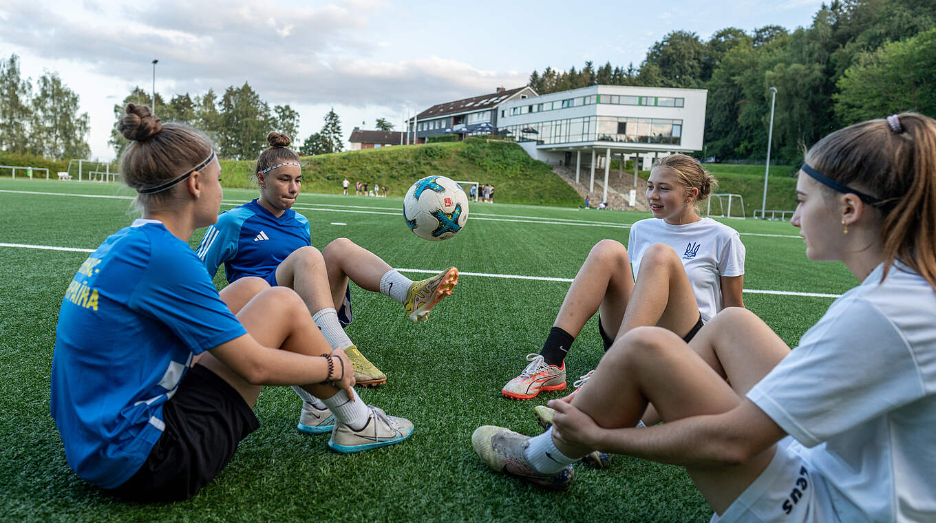 Verbindendes Element: die Jugendlichen lieben Fußball © DFB-Stiftung Egidius Braun