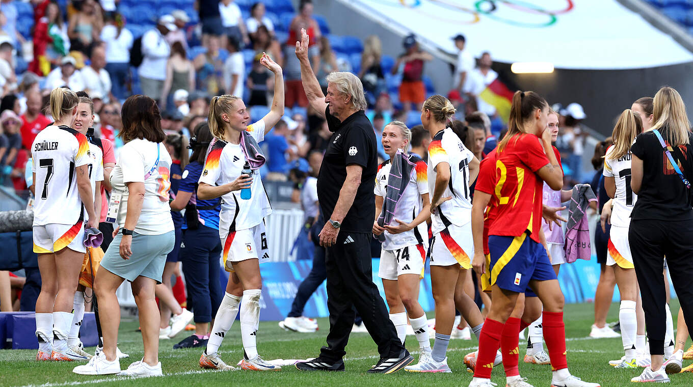 Germany were victorious in the third-place play-off to pick up the bronze medal © Getty Images