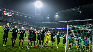 November 2022: 20.417 Fans verfolgen ein Bundesligaspiel im Weserstadion © Imago