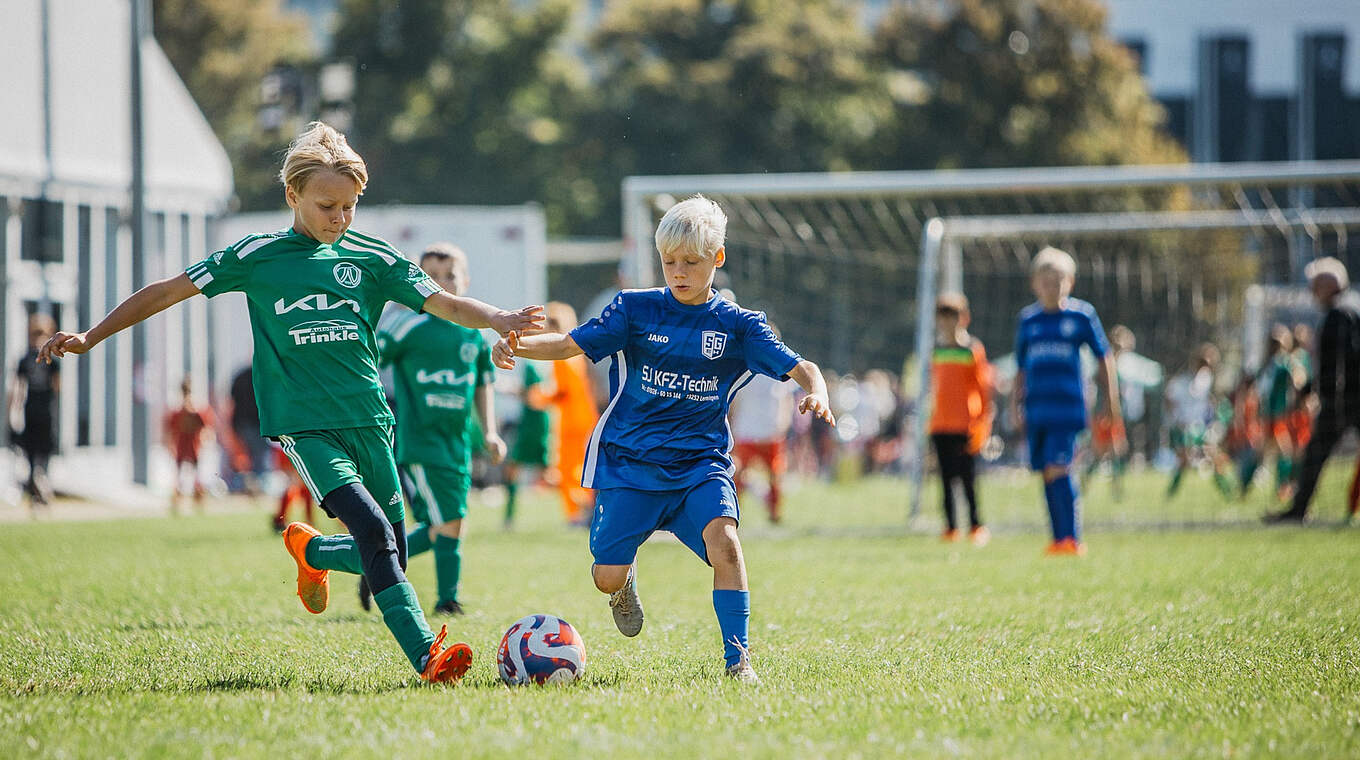 "Playing Down": Sich mit körperlich ähnlichen entwickelten Kindern messen © WFV