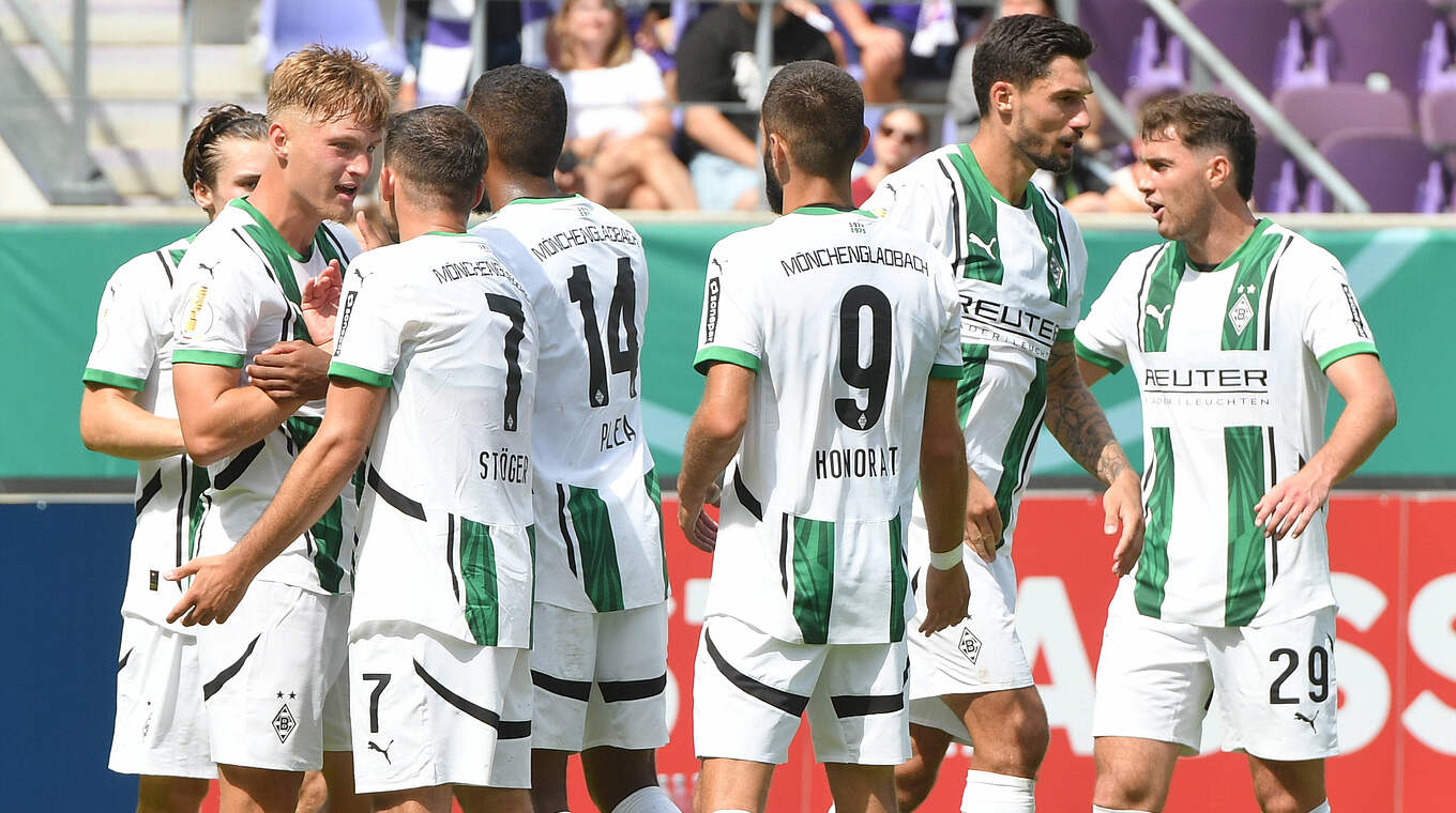 Dreht die Partie in Aue: Borussia Mönchengladbach © Imago Images