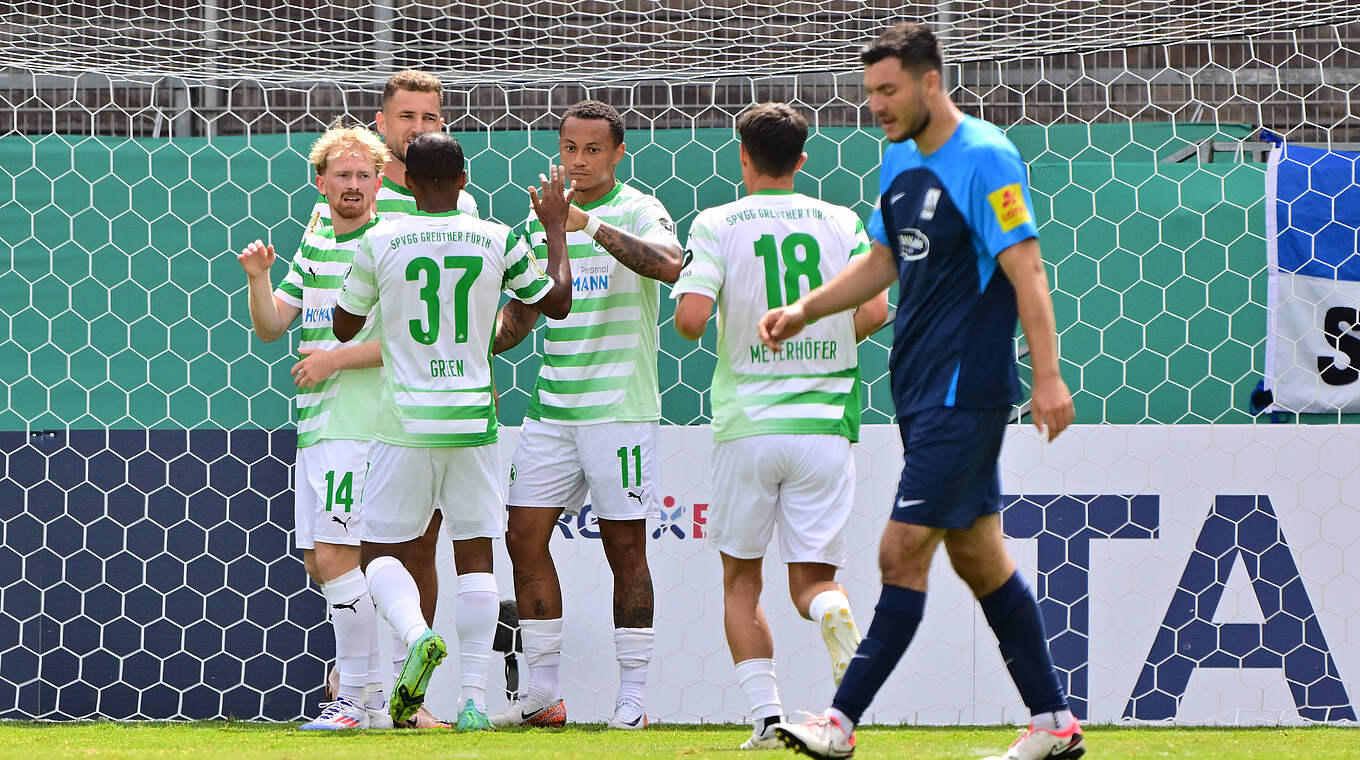 Greuther Fürth bleibt souverän: 2:0 bei Schott Mainz © Imago Images