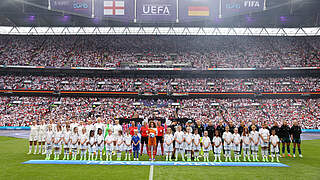 Neuauflage des EM-Finales 2022: Die DFB-Frauen gastieren in Wembley © Maja Hitij/Getty Images for DFB