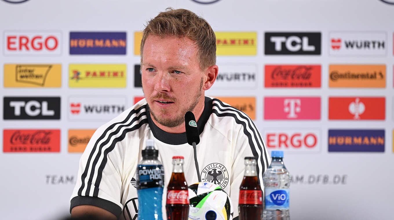 Nagelsmann: "We to develop a core group of players who know what it means to win" © DFB/GES-Sportfoto