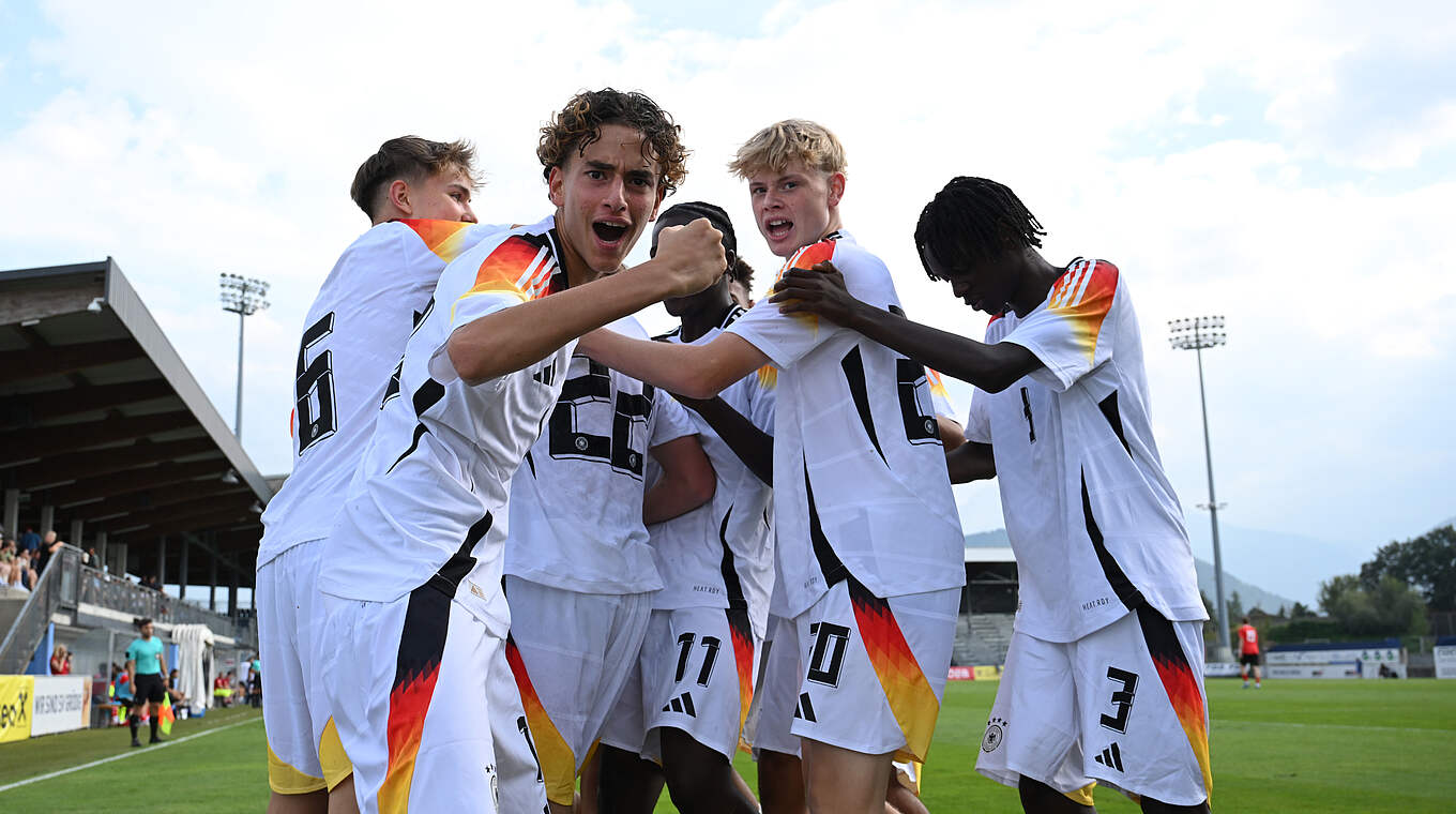 Auswärtssieg: Die deutsche U 16 gewinnt knapp gegen Österreich © Getty Images