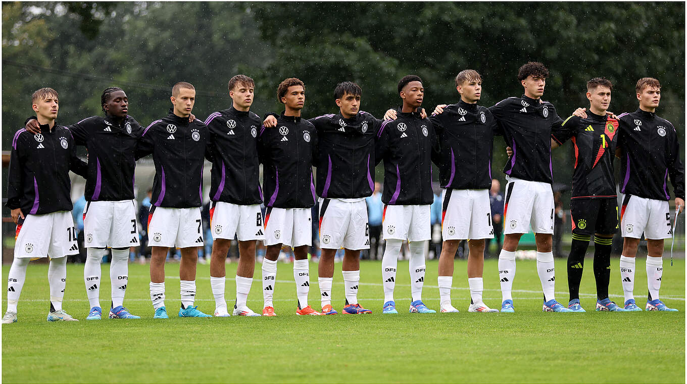 Einspielen für die EM-Qualifikation im Oktober in Frankfurt: die U 17-Junioren © Getty Images