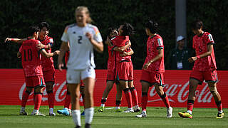 Unterliegen Südkorea mit 0:1: die deutschen U 20-Frauen © FIFA/ Getty Images