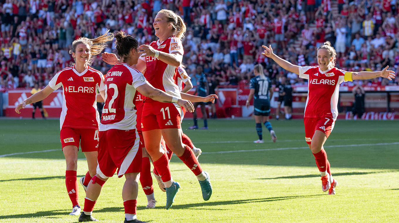 Riesenjubel an der Alten Försterei: Union Berlin wirft RB Leipzig aus dem Pokal © imago